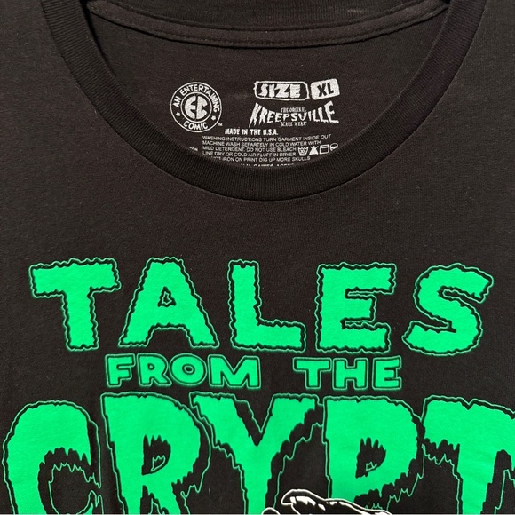 Kreepsville 666 Tales From The Crypt EC Comics Glow Hands TShirt. XL - Picture 4 of 9